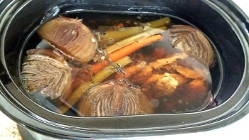 Kacy's Slow Cooker Chicken Bone Broth