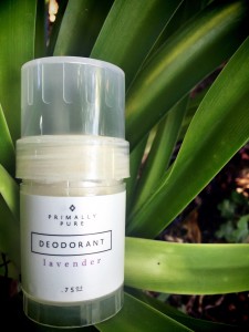 non-toxic deodorant, primally pure, lavender
