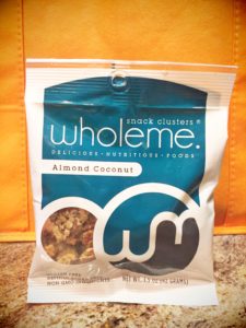 whole me, snack clusters, almond, coconut paleo