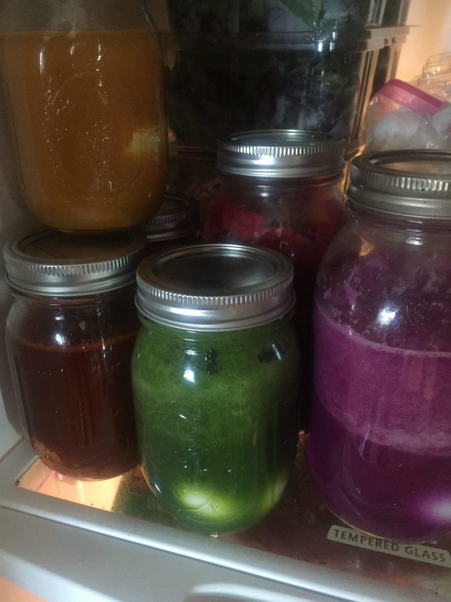 natural egg dye, jars in the refrigerator with non-toxic dye, hard boiled eggs turned festive