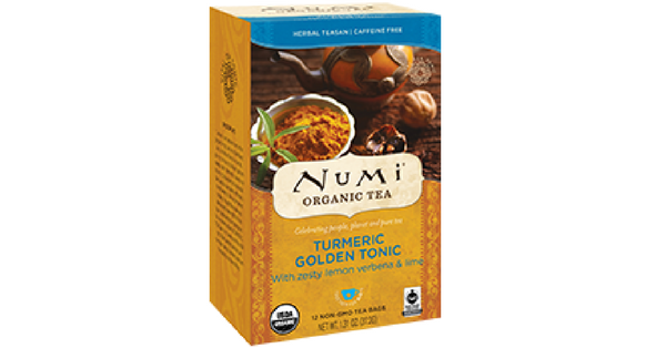 Turmeric Tea, Numi Organic Tea, gluten free, dairy free