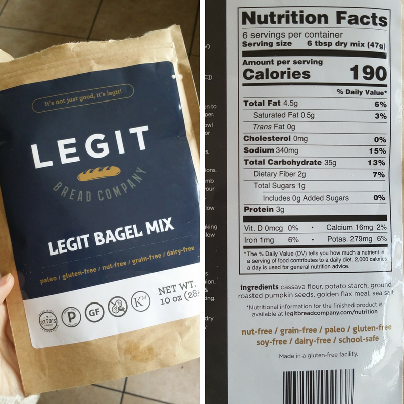 legit bagel mix, paleo bagel 