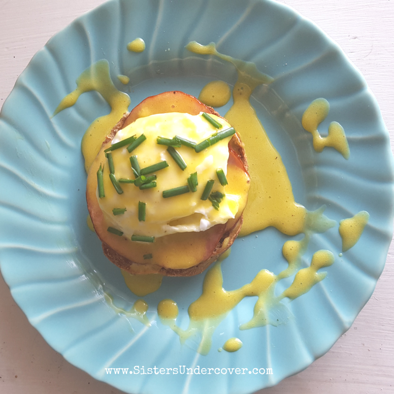 Paleo Bagel Eggs Benedict