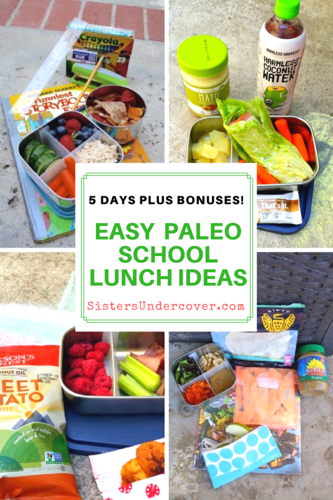 A full school week plus bonuses Paleo Lunches for Back To School