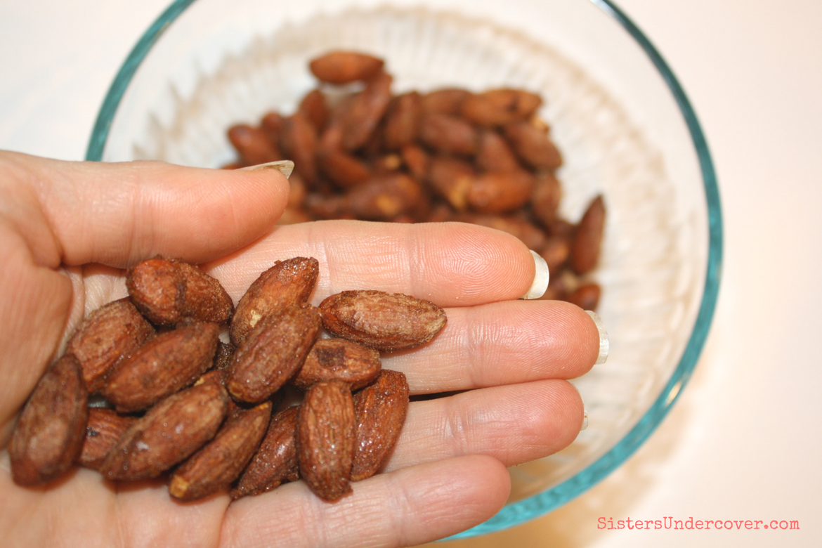 Sweet and Salty Cinnamon Almonds